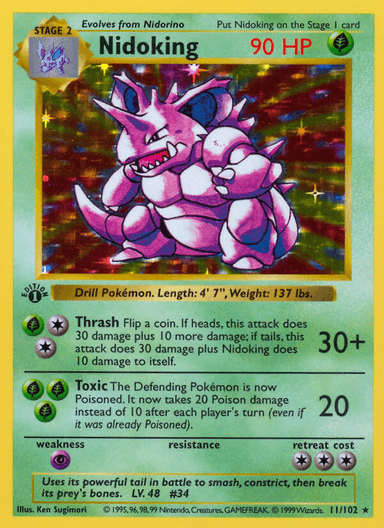 Nidoking, Base 11