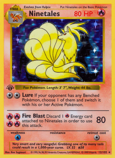 Ninetales, Base 12