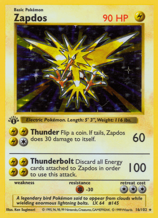 Zapdos, Base 16