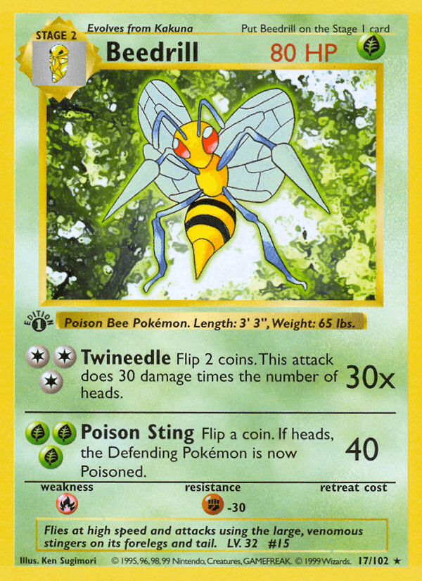 Beedrill, Base 17