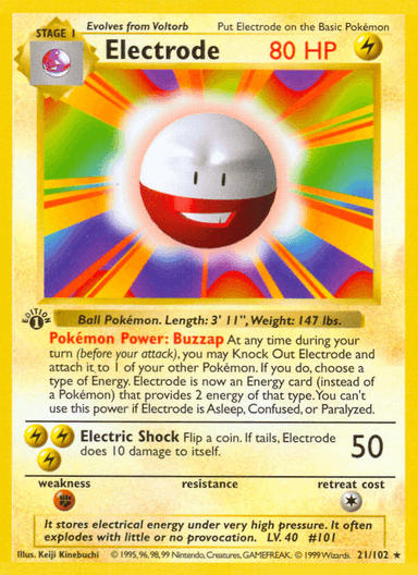 Electrode, Base 21