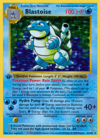 Blastoise, Base 2