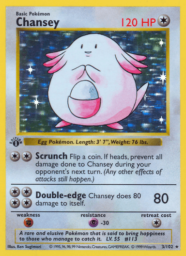 Chansey, Base 3