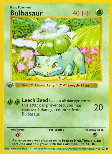 Bulbasaur, Base 44
