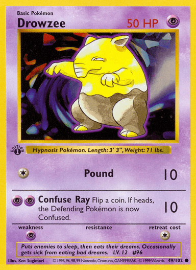 Drowzee, Base 49