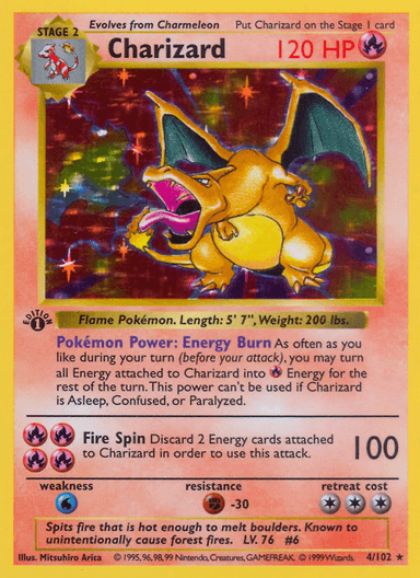 Charizard, Base 4