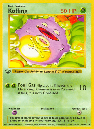 Koffing, Base 51
