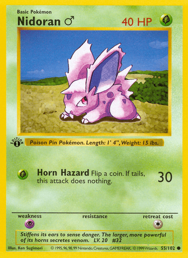 Nidoran ♂, Base 55