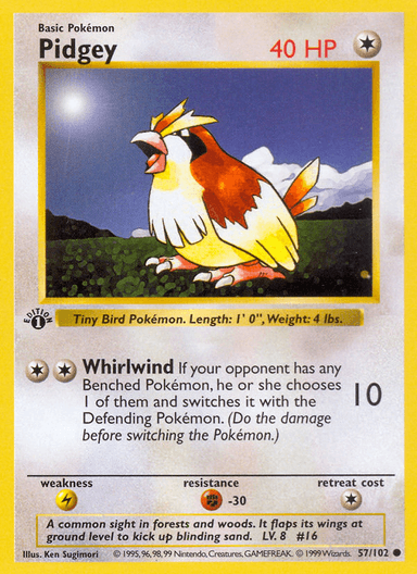 Pidgey, Base 57