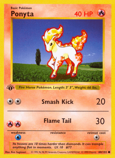 Ponyta, Base 60