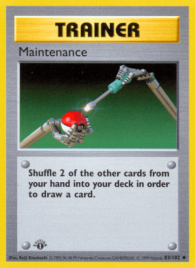 Maintenance, Base 83