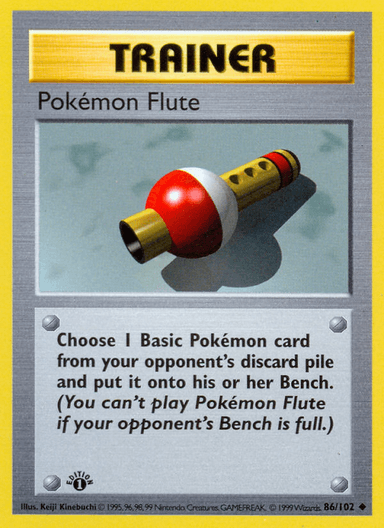 Pokémon Flute, Base 86