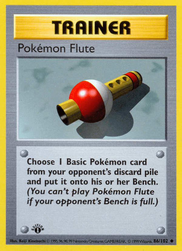 Pokémon Flute, Base 86