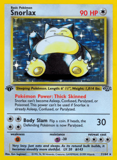 Snorlax, Jungle 11