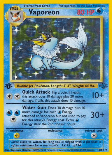 Vaporeon, Jungle 12