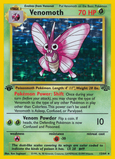 Venomoth, Jungle 13