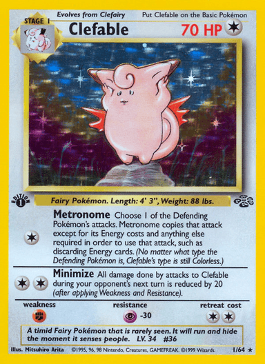 Clefable, Jungle 1