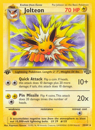 Jolteon, Jungle 20