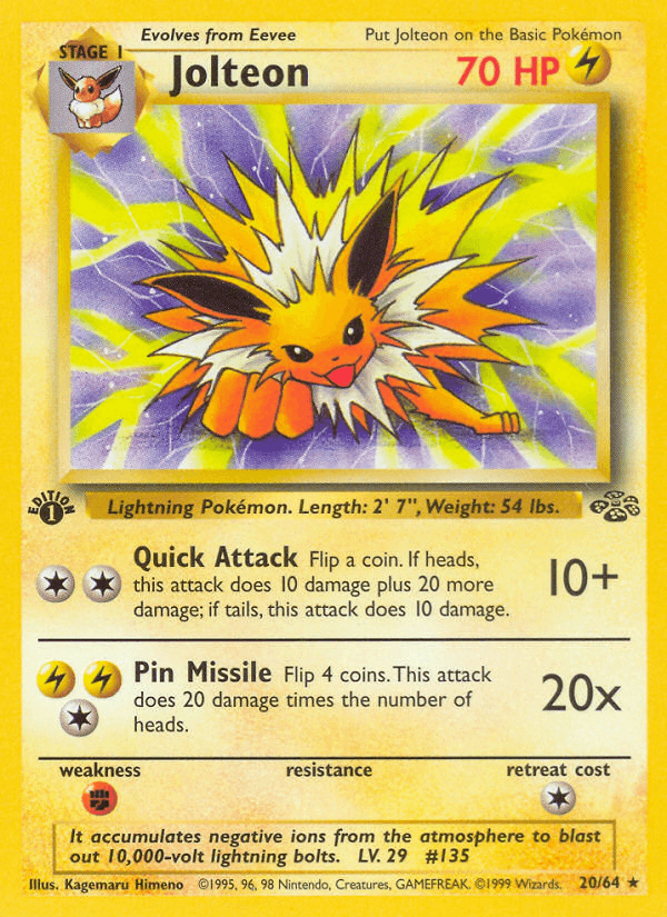 Jolteon, Jungle 20