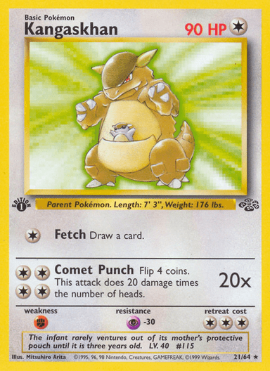 Kangaskhan, Jungle 21