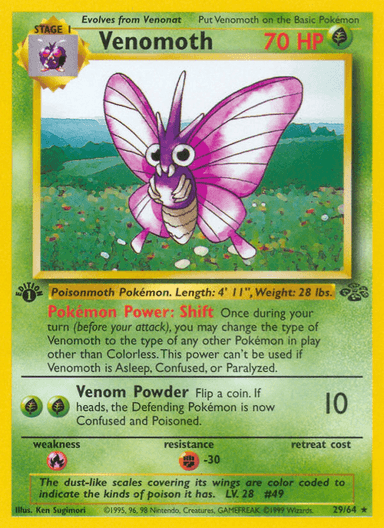 Venomoth, Jungle 29