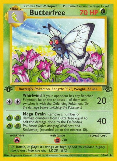 Butterfree, Jungle 33