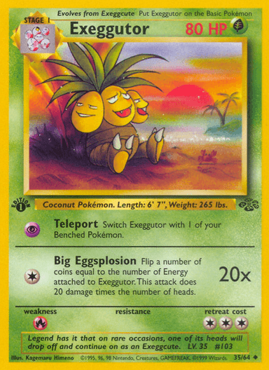 Exeggutor, Jungle 35