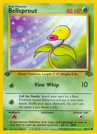 Bellsprout, Jungle 49