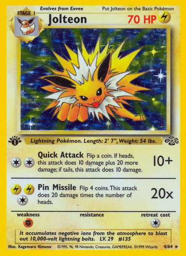 Jolteon, Jungle 4