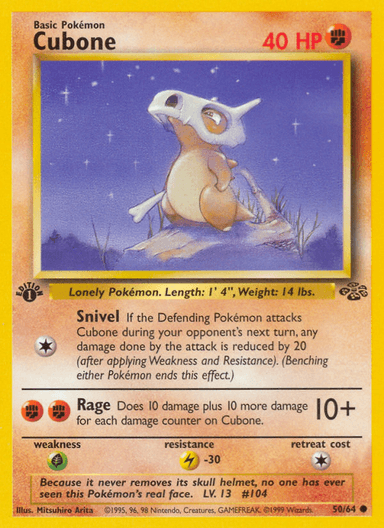 Cubone, Jungle 50