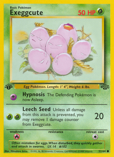 Exeggcute, Jungle 52
