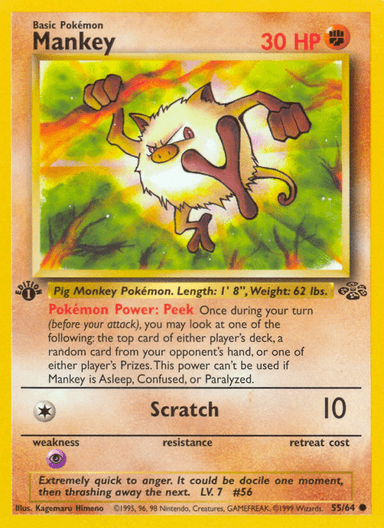 Mankey, Jungle 55