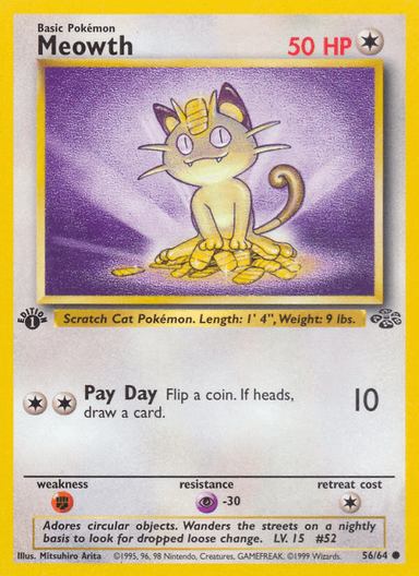 Meowth, Jungle 56