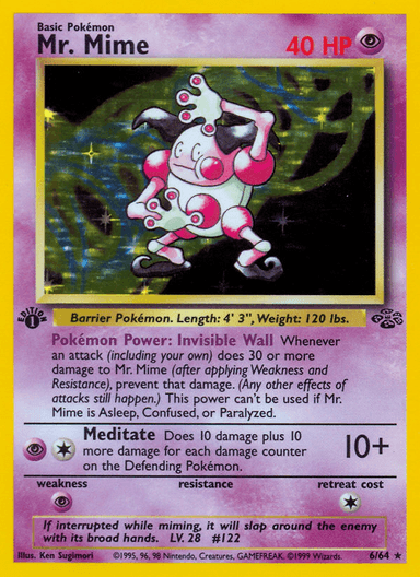 Mr. Mime, Jungle 6