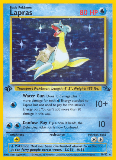Lapras, Fossil 10