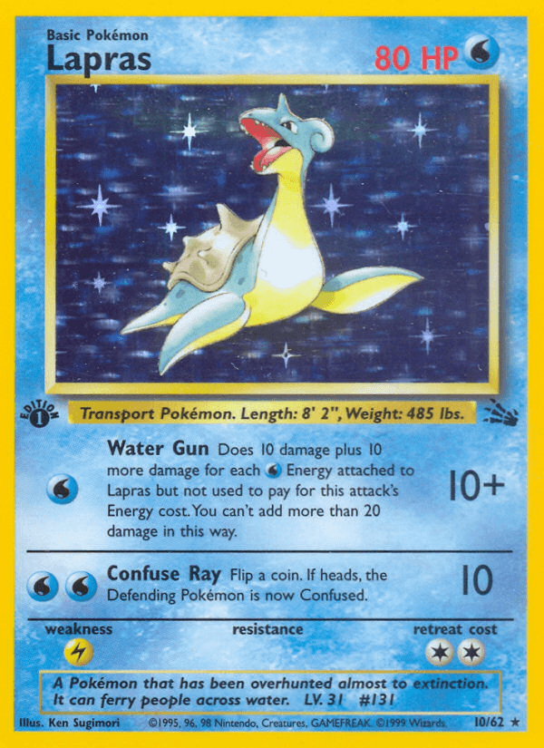 Lapras, Fossil 10