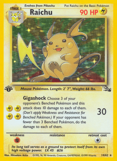 Raichu, Fossil 14