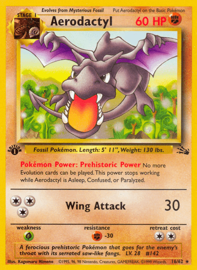 Aerodactyl, Fossil 16