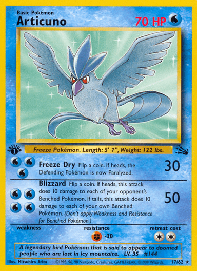 Articuno, Fossil 17
