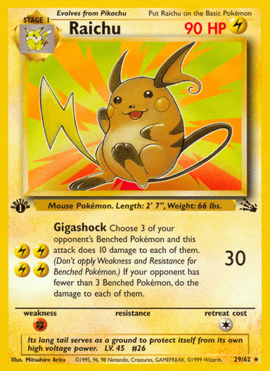 Raichu, Fossil 29