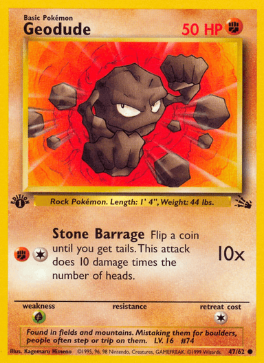 Geodude, Fossil 47