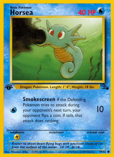 Horsea, Fossil 49