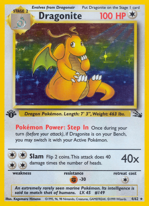 Dragonite, Fossil 4