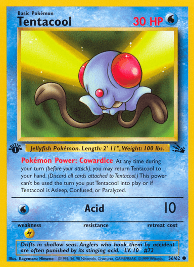 Tentacool, Fossil 56