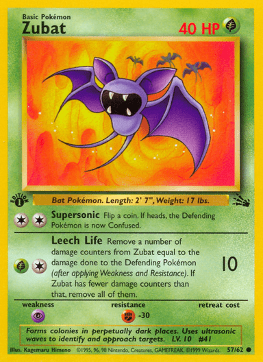 Zubat, Fossil 57