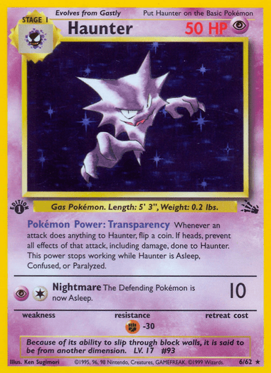 Haunter, Fossil 6