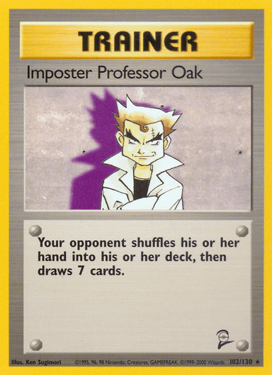 Imposter Professor Oak, Base Set 2 102