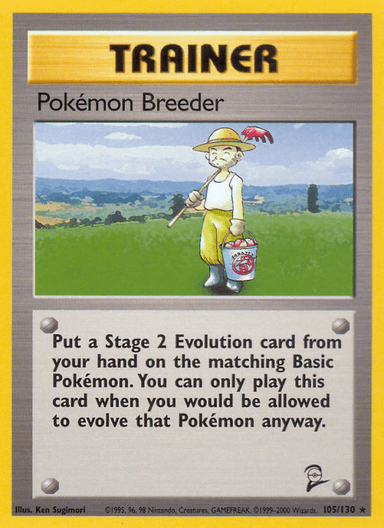 Pokémon Breeder, Base Set 2 105