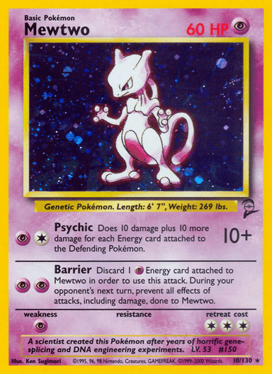 Mewtwo, Base Set 2 10