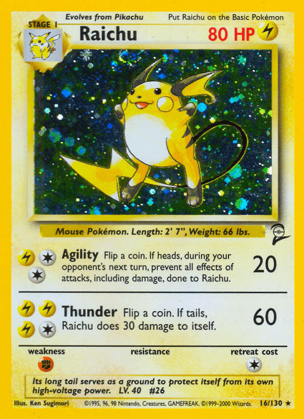 Raichu, Base Set 2 16
